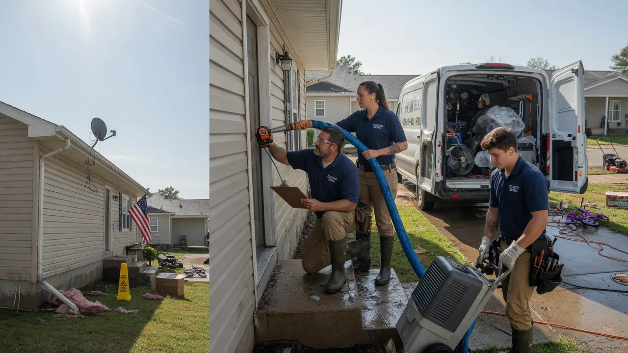 Ceiling Water Damage Restoration in Woodford, WI near me